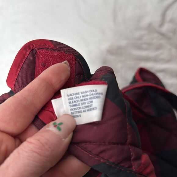 St.John’s Bark Red Plaid Dog Jacket. Size Medium. - Picture 7 of 7